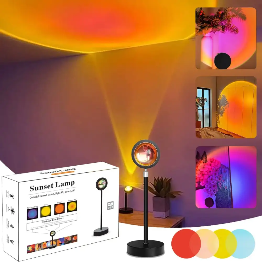 Trendy y2k decor and sunset lamps to elevate your space - 16 colors & remote app