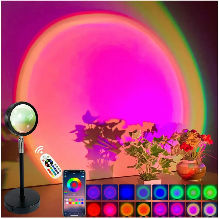 Trendy y2k decor and sunset lamps to elevate your space - 16 colors & remote app