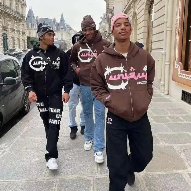 Y2k sweatshirt with arabic writing - unique streetwear
