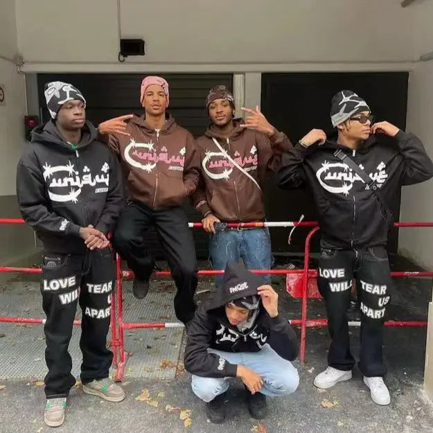 Y2k sweatshirt with arabic writing - unique streetwear