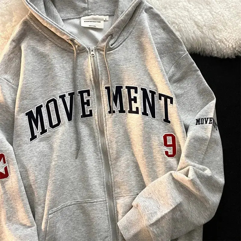 Y2k zip-up sweatshirt for stylish comfort