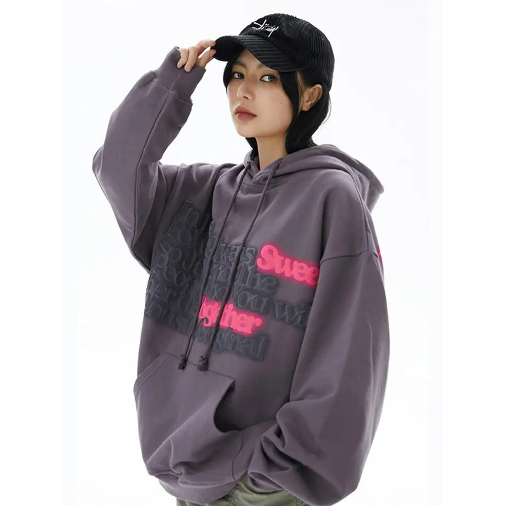 Sweet together y2k embroidered hoodie for ultimate comfort and style - hoodies