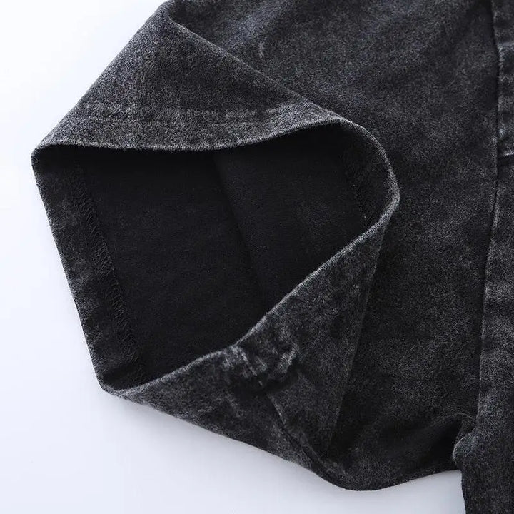 Oversized bandit t-shirt for a rebellious japanese style