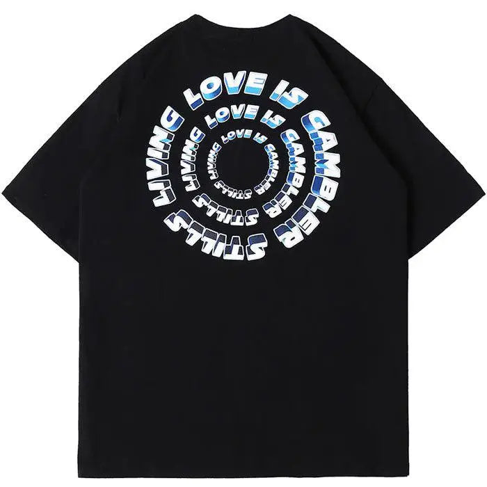 Oversized japanese t-shirt for urban fashion enthusiasts