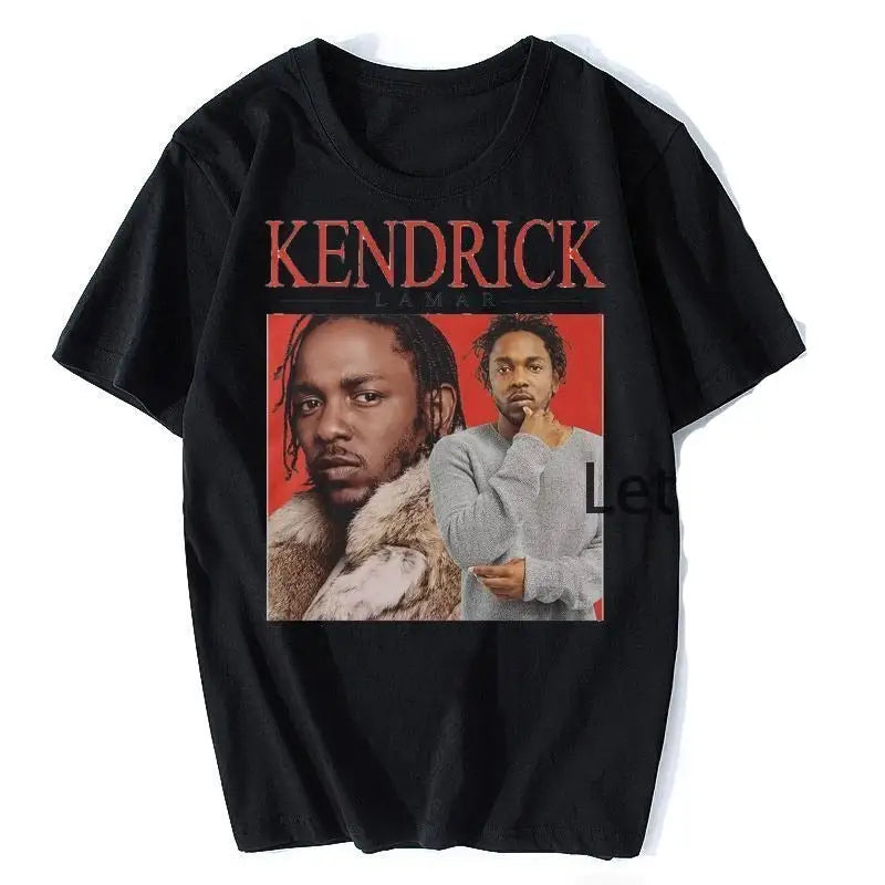 T-shirt streetwear y2k kendrick lamar en coton - s / china