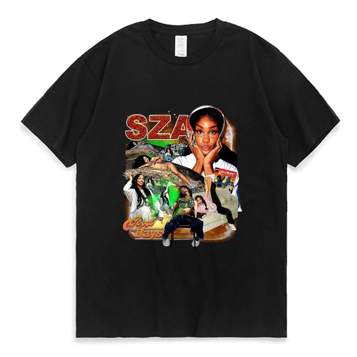 T-shirt sza fashion y2k - streetwear r&b essentiel - 1 / s