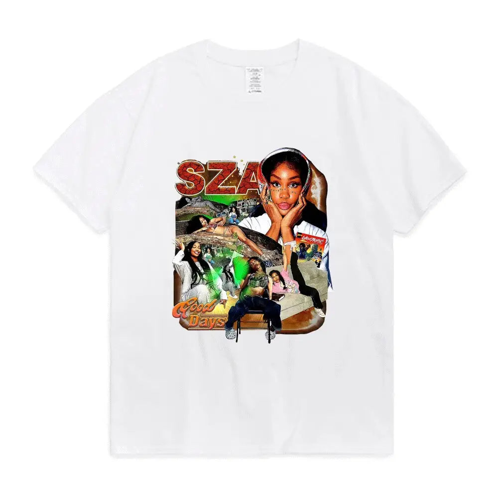T-shirt sza fashion y2k - streetwear r&b essentiel - 2 / s