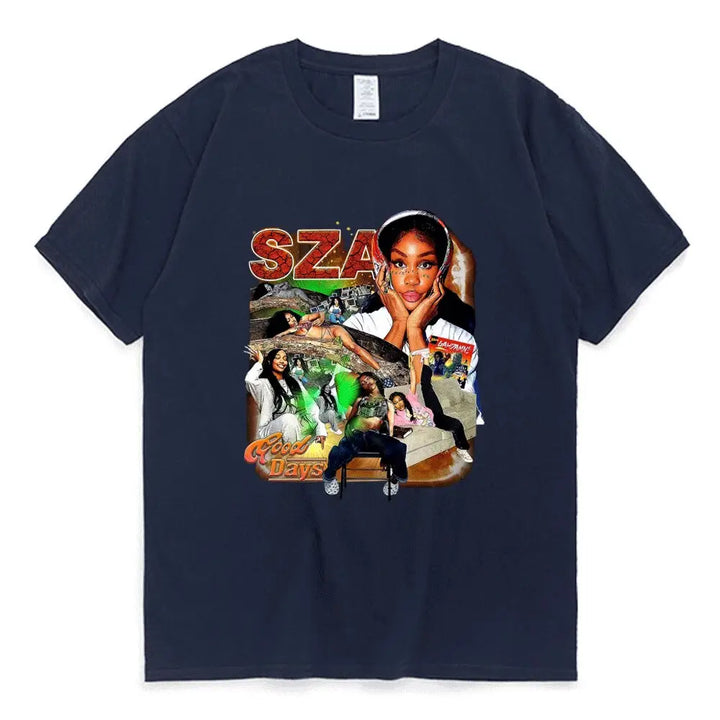 T-shirt sza fashion y2k - streetwear r&b essentiel - 3 / s
