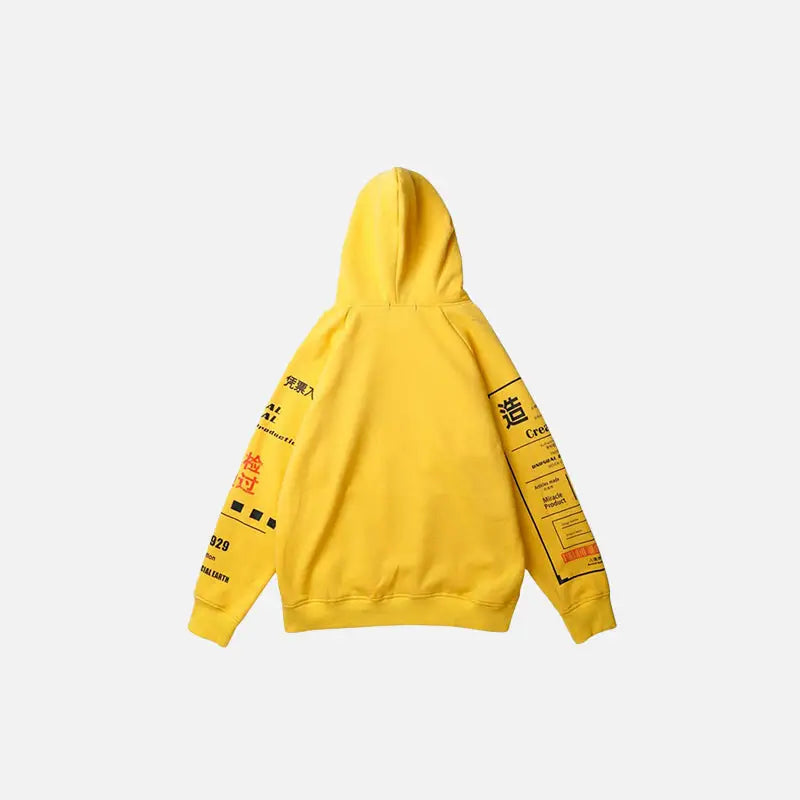 Japanese letter print y2k hoodie for stylish streetwear fashion - hoodies