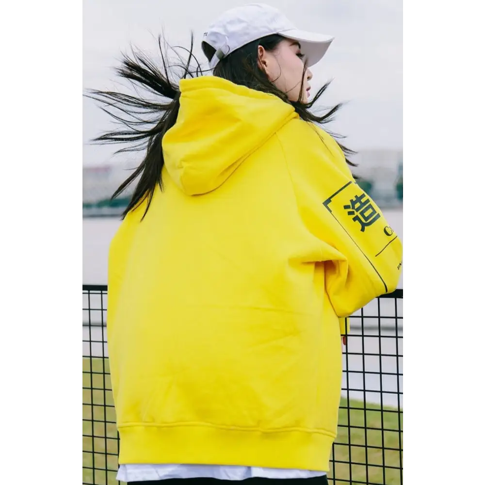 Japanese letter print y2k hoodie for stylish streetwear fashion - hoodies