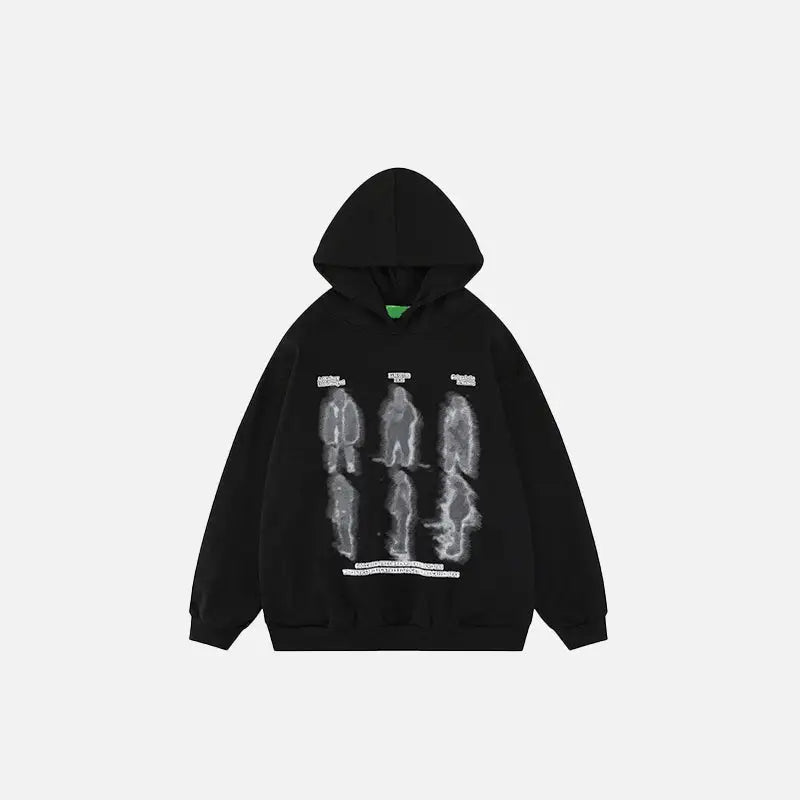 Y2k creation hoodie for stylish streetwear fans - black / m - hoodies