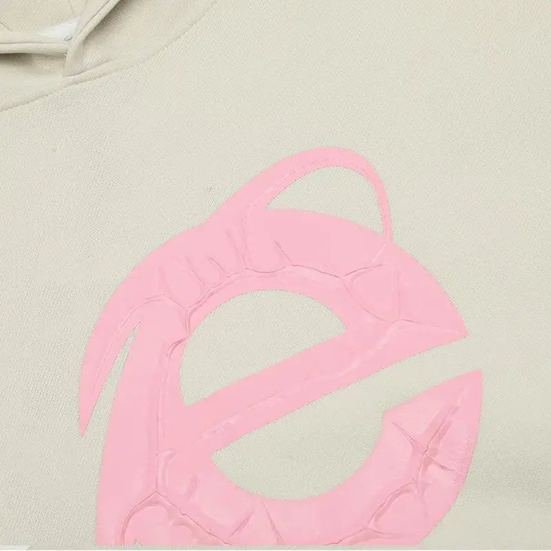 Luxury y2k streetwear hoodie with letter embroidery and star pattern - hoodies