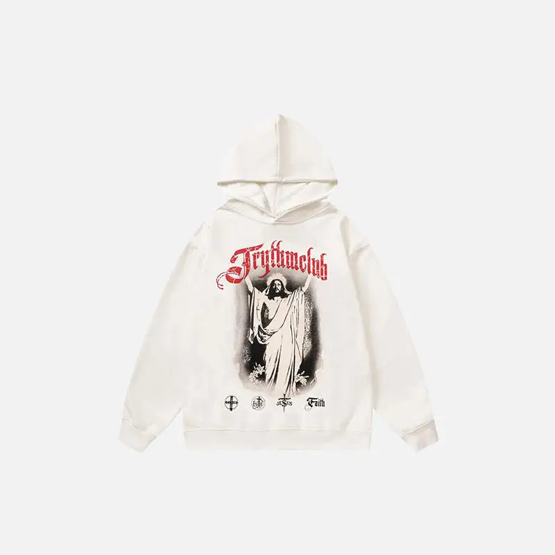 Vintage le seigneur y2k hoodie for comfort and style - beige / m - hoodies