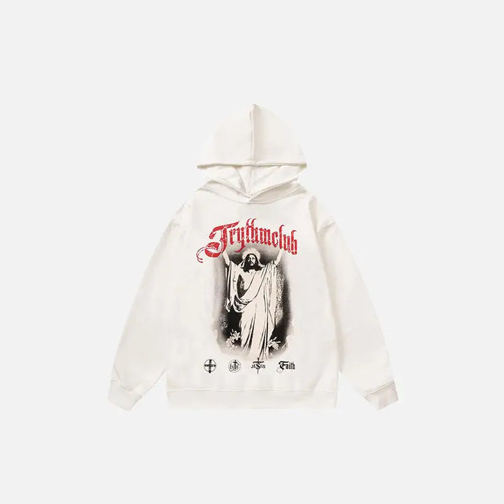 Vintage le seigneur y2k hoodie for comfort and style - beige / m - hoodies