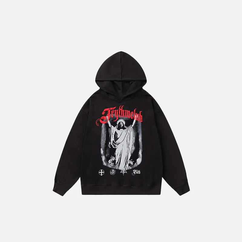 Vintage le seigneur y2k hoodie for comfort and style - black / m - hoodies