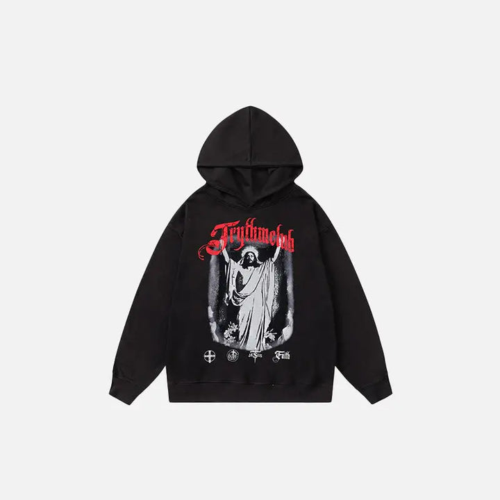 Vintage le seigneur y2k hoodie for comfort and style - black / m - hoodies