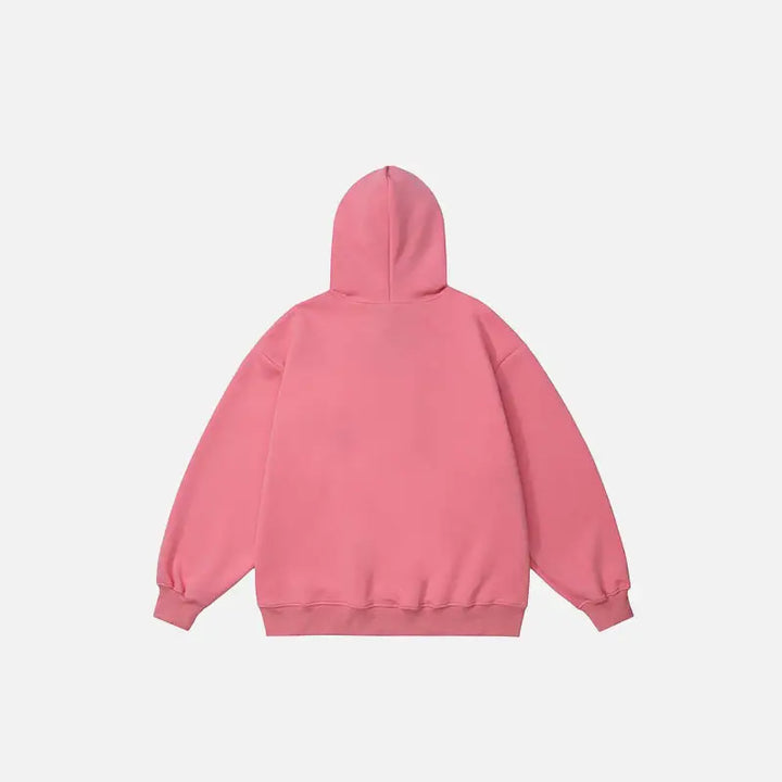 Unusual y2k pocket hoodie for comfort and style - hoodies