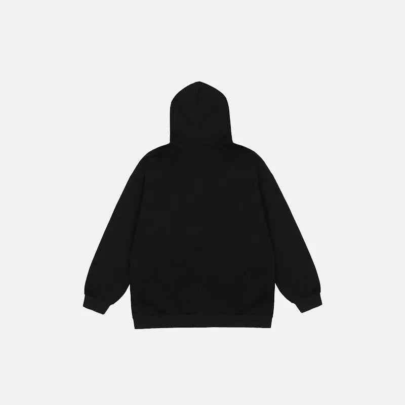 Y2k skeleton chest zip hoodie with unique thoracic design - hoodies