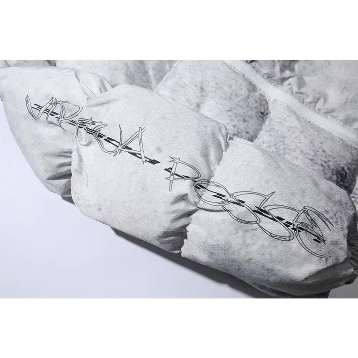 Vibrant tie-dye quilted jacket for y2k fashion enthusiasts - jackets