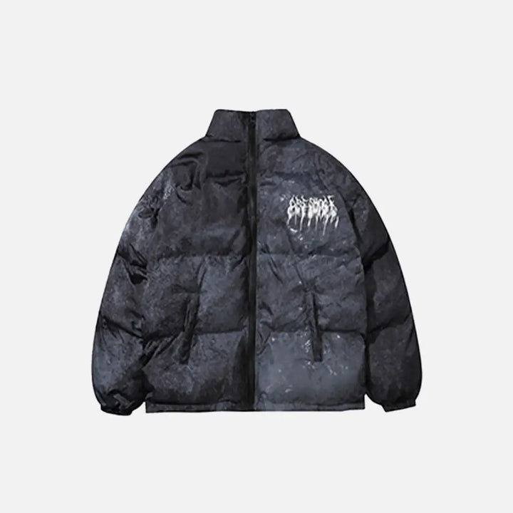 Vibrant tie-dye quilted jacket for y2k fashion enthusiasts - jackets