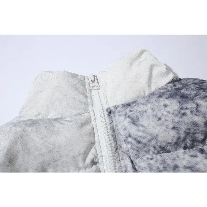 Vibrant tie-dye quilted jacket for y2k fashion enthusiasts - jackets