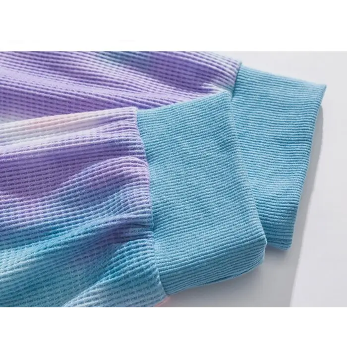 Y2k tie-dye zip hoodie from the streetwear collection - hoodie