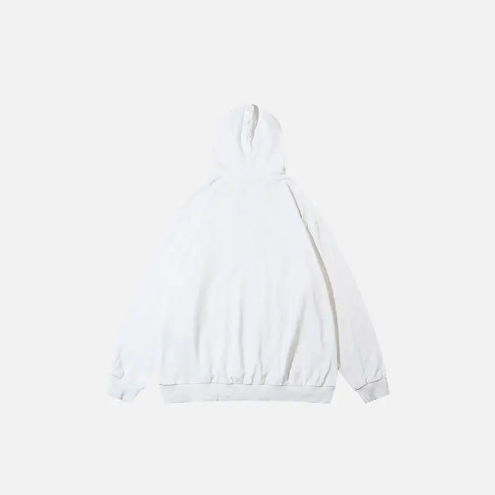 Tiger tooth hoodie for trendy y2k streetwear style - hoodies
