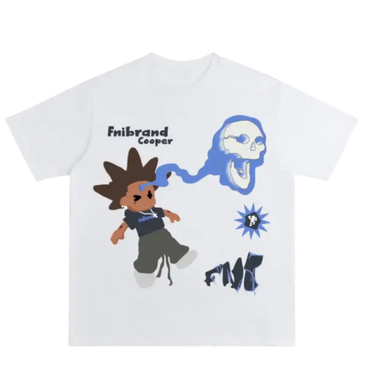 T-shirt many thoughts tee y2k - mode urbaine et confort - white / s