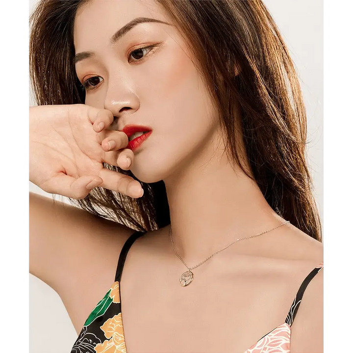 Sterling silver tree of life pendant necklace with zirconia stones - necklaces