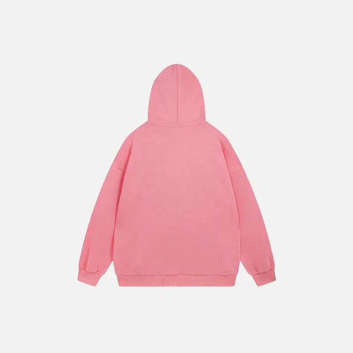 Y2k letter print hoodie for comfortable and stylish outfits - hoodies