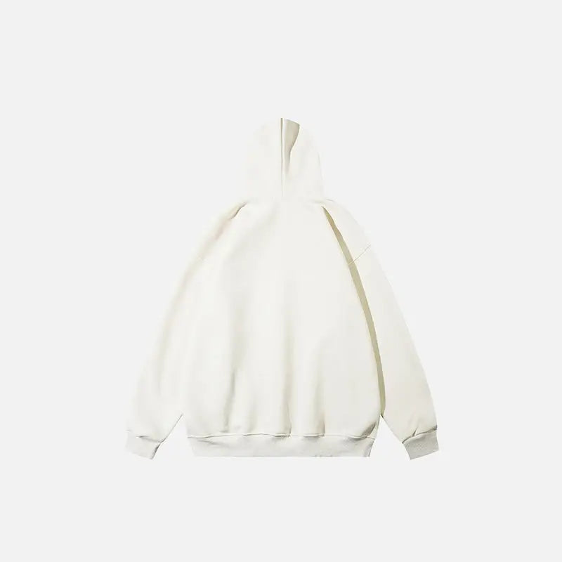 Trio gang y2k printed oversized hoodie for comfort and style - hoodies