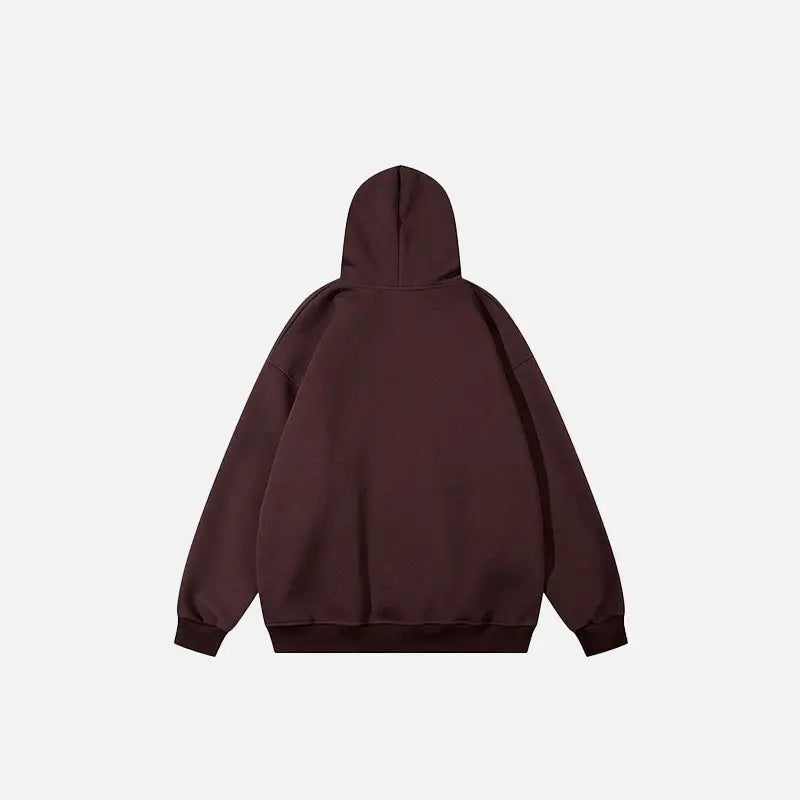 Trio gang y2k printed oversized hoodie for comfort and style - hoodies