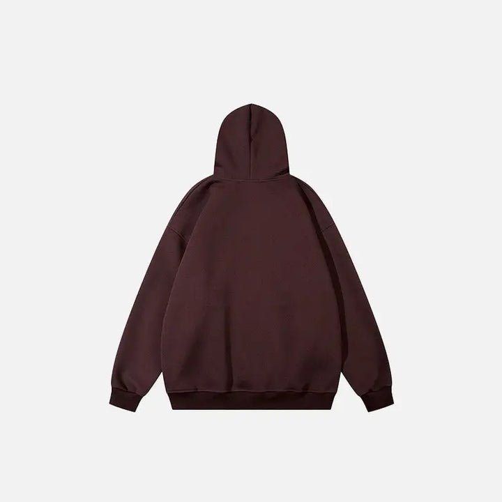Trio gang y2k printed oversized hoodie for comfort and style - hoodies
