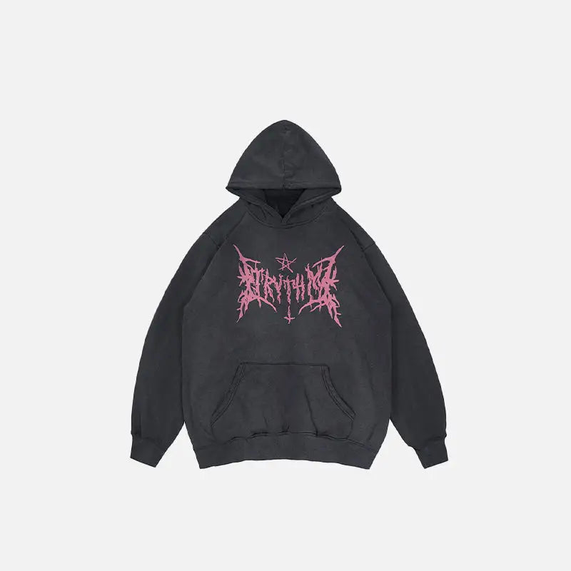 Y2k demon truth hoodie for ultimate urban style and comfort - pink / m - hoodies