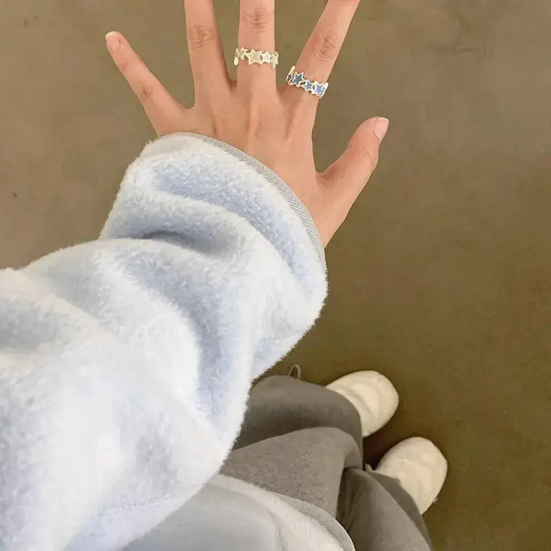 Y2k twisted star open ring for a dazzling style statement - rings