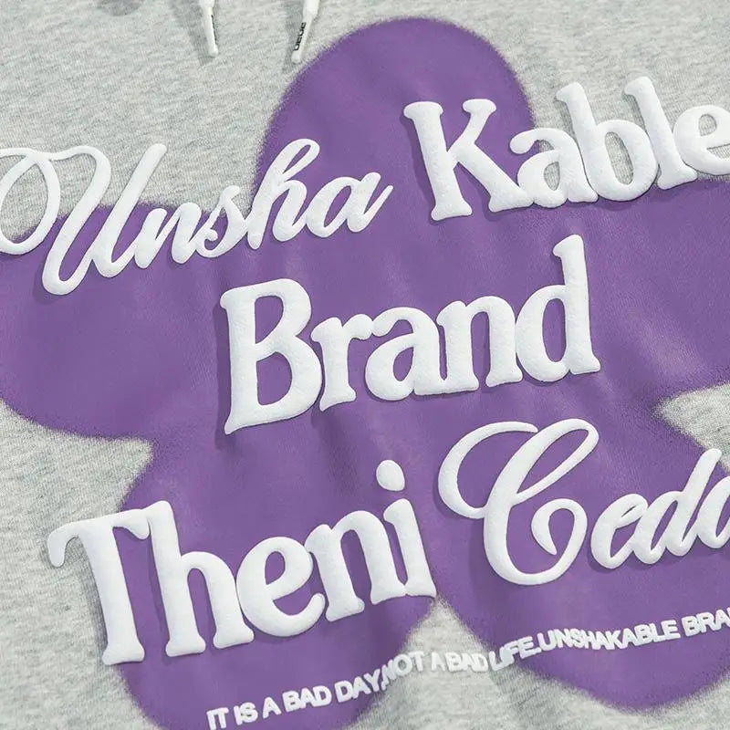 Indestructible y2k flower hoodie for ultimate streetwear style - hoodies