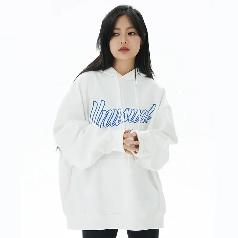 Unusual y2k letter print hoodie for stylish streetwear collections - hoodies