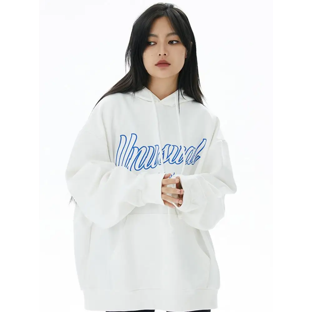 Unusual y2k letter print hoodie for stylish streetwear collections - hoodies