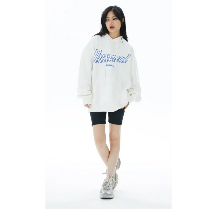 Unusual y2k letter print hoodie for stylish streetwear collections - hoodies