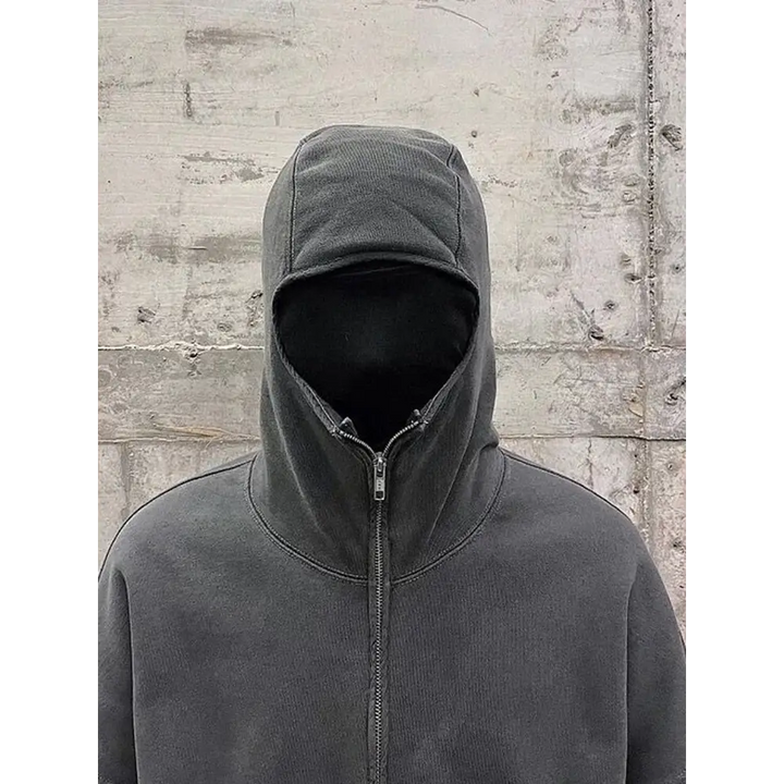 Y2k hooded jacket - urban elegance and comfort