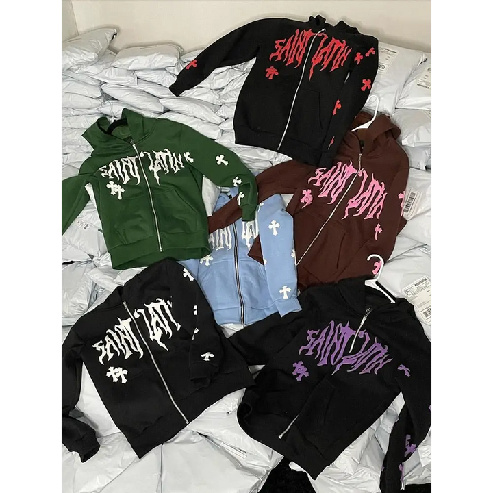 Grunge y2k jacket: bold and modern style