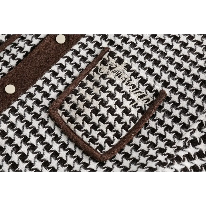 Y2k vintage 90s plaid jacket for stylish outerwear