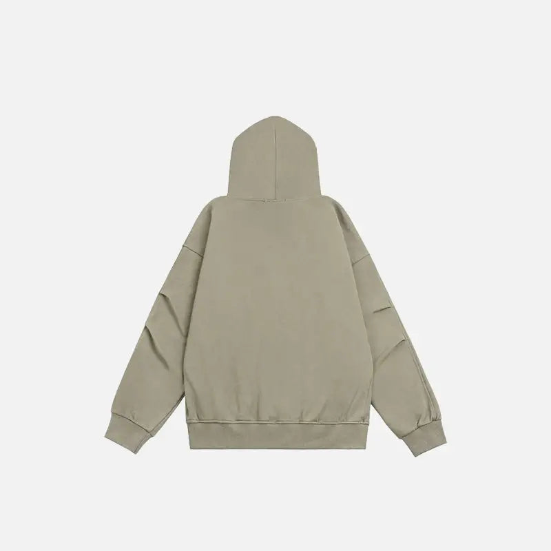 Vintage moon zip up hoodie for y2k streetwear style - hoodies