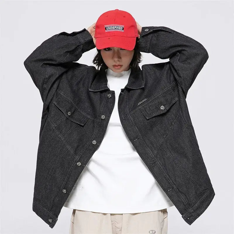 Y2k vintage oversized denim jacket collection