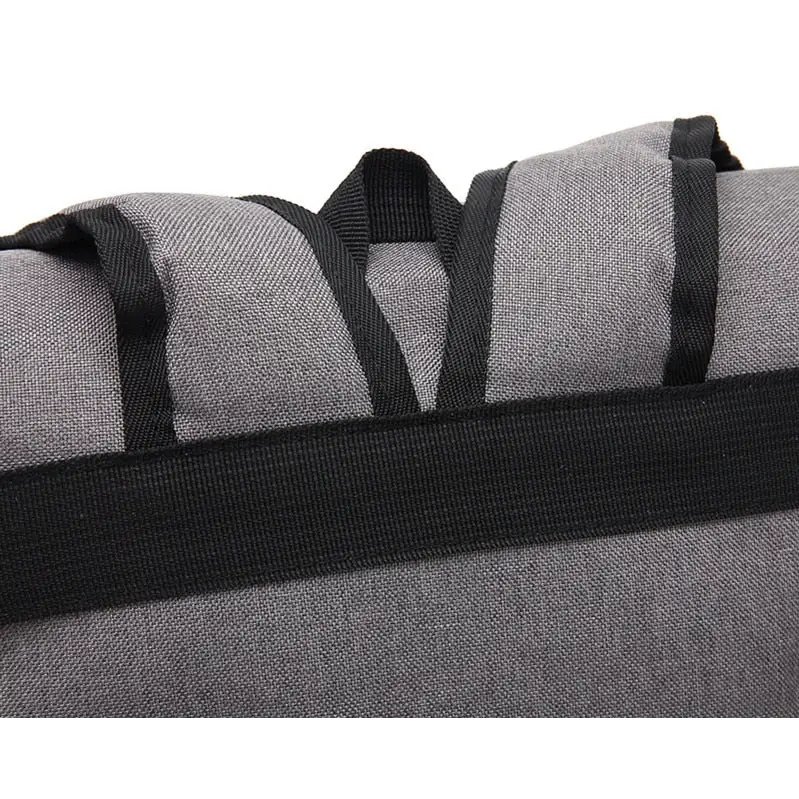 Vintage unisex waterproof backpack with large capacity and zip pockets