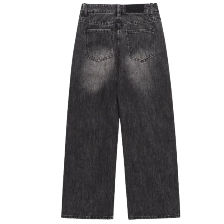 Jeans baggy y2d black lavé - mode urbaine