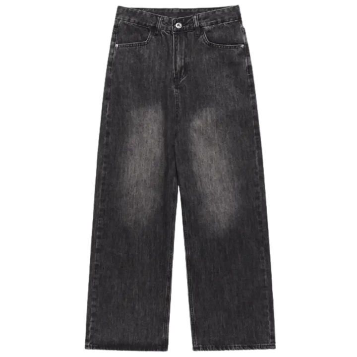 Jeans baggy y2d black lavé - mode urbaine - washed / s