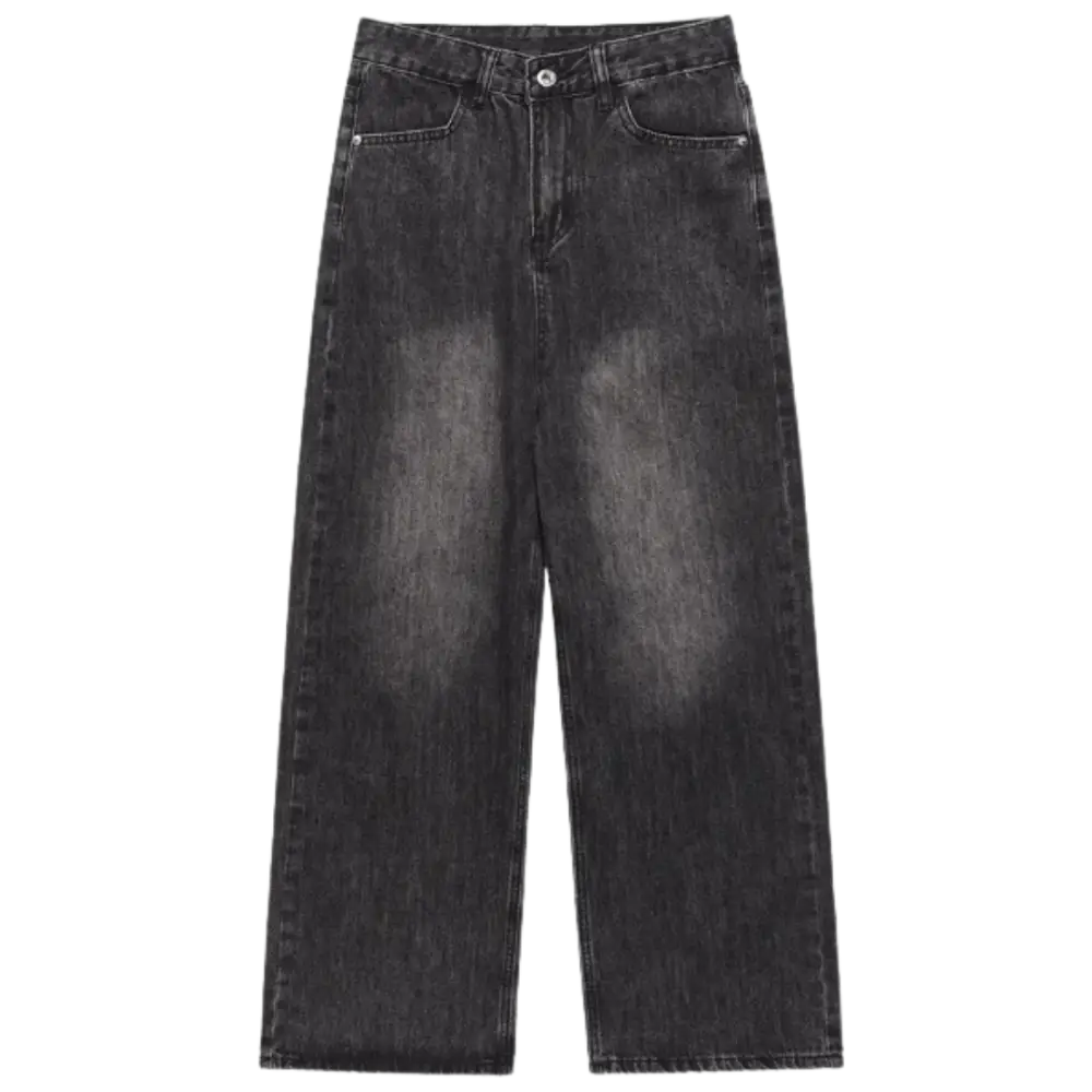 Jeans baggy y2d black lavé - mode urbaine - washed / s