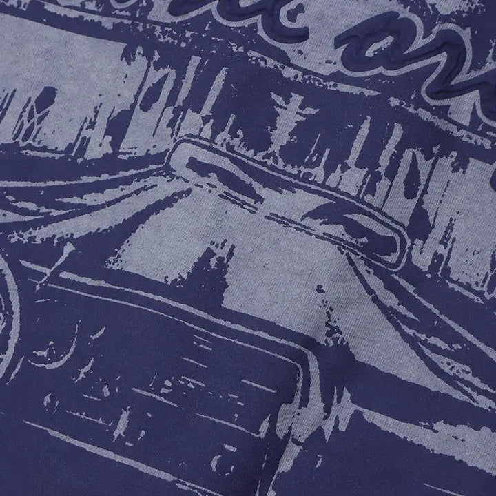 Y2k washed zip hoodie from the streetwear collection - hoodies