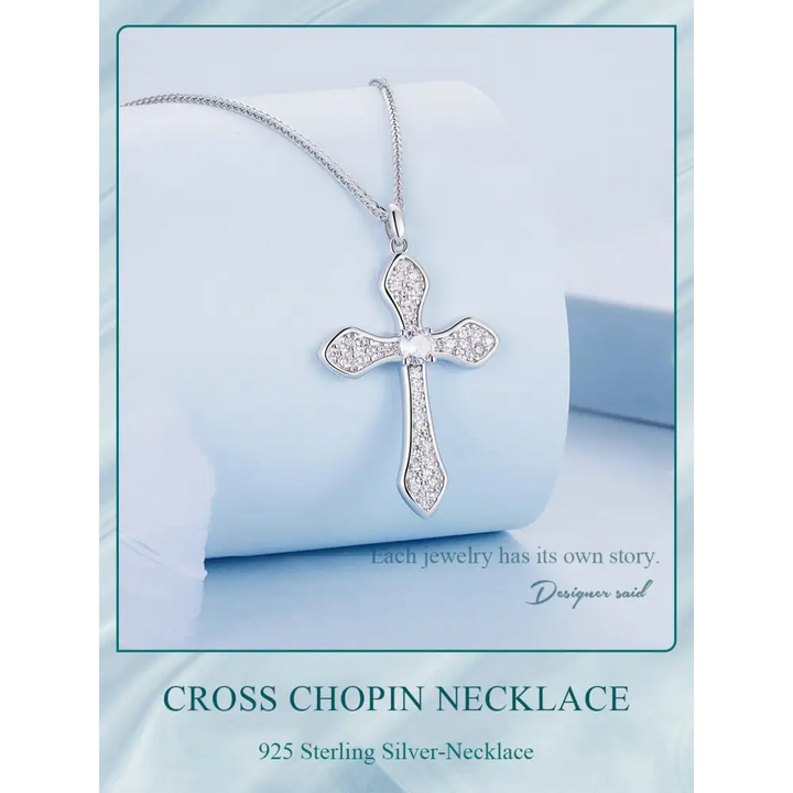 Y2k inspired sterling silver necklace with white gold plating - necklaces